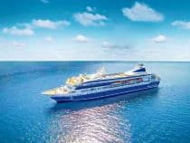 At sea